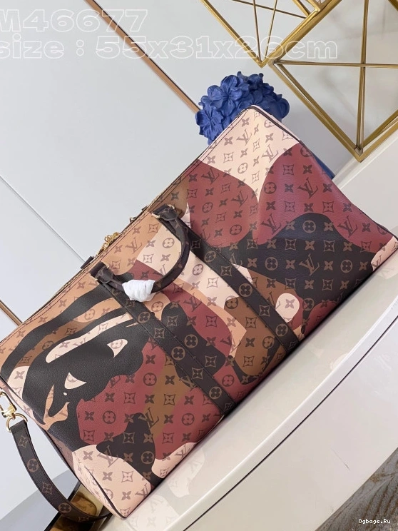 KEEPALL 55 LOUIS VUITTON BANDOULIERE 0122